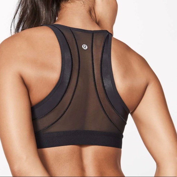 lululemon athletica Other - Lululemon Fresh In Mesh Sports Bra in Black